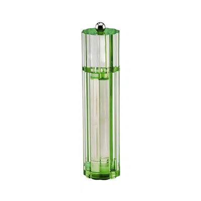 Addison Ross Green Icy Flute Salt Or Pepper Mill