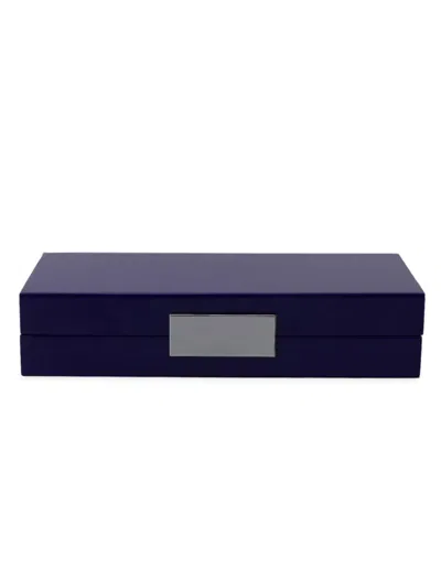 Addison Ross High-gloss Hinged Box In Blue