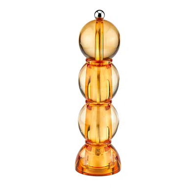 Addison Ross Icy Bobbin Salt Or Pepper Mill Grinder In Orange