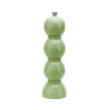 Addison Ross Lacquer Bobbin Salt Or Pepper Mill Grinder In Green