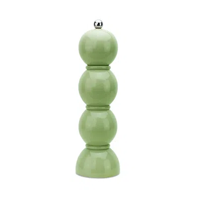 Addison Ross Lacquer Bobbin Salt Or Pepper Mill Grinder In Green