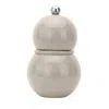 Addison Ross Lacquer Bobbin Salt Or Pepper Mill Grinder In Cappuccino