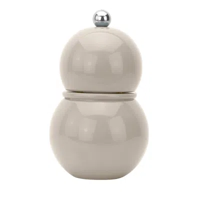 Addison Ross Lacquer Bobbin Salt Or Pepper Mill Grinder In Cappuccino