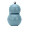 Addison Ross Lacquer Bobbin Salt Or Pepper Mill Grinder In Chambray