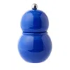 Addison Ross Lacquer Bobbin Salt Or Pepper Mill Grinder In Cobalt