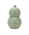 Addison Ross Lacquer Bobbin Salt Or Pepper Mill Grinder In Green