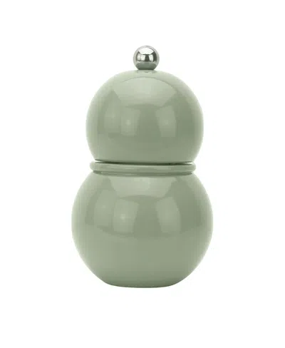 Addison Ross Lacquer Bobbin Salt Or Pepper Mill Grinder In Green