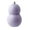 Addison Ross Lacquer Bobbin Salt Or Pepper Mill Grinder In Lilac