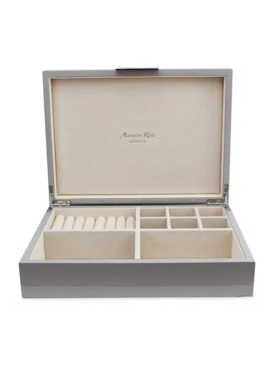 Addison Ross Lacquer Jewelry Box In Gray