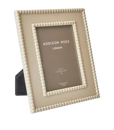 Addison Ross Lacquered Bobbin Photo Frame In Neutral