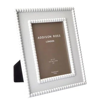 Addison Ross Lacquered Bobbin Photo Frame In Gray