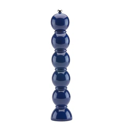 Addison Ross Large Bobbin Salt Or Pepper Mill In Blue