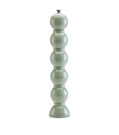 Addison Ross Large Bobbin Salt Or Pepper Mill In Green
