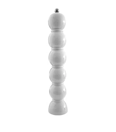 Addison Ross Large Bobbin Salt Or Pepper Mill In Gray
