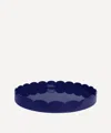 Addison Ross Large Round Lacquer Scallop Tray