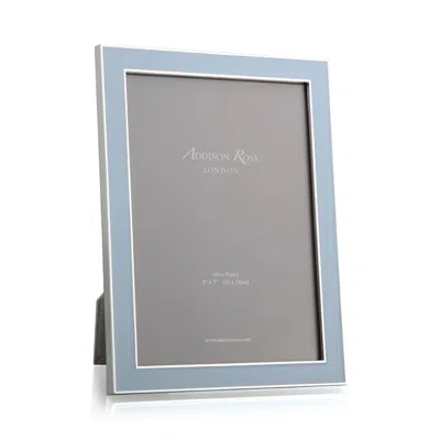 Addison Ross Light Powder Blue Enamel Picture Frame, 4 X 6