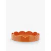 Addison Ross London Blue Scallop Lacquered Tray 21.5cm