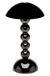 Addison Ross London Bobbin Rechargable Led Lamp In Black