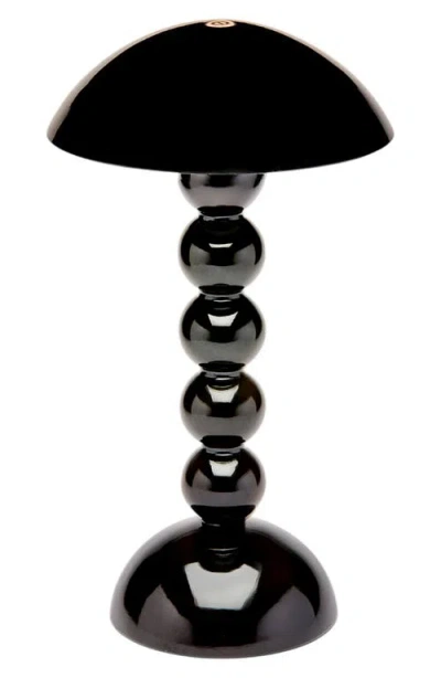 Addison Ross London Bobbin Rechargable Led Lamp In Black