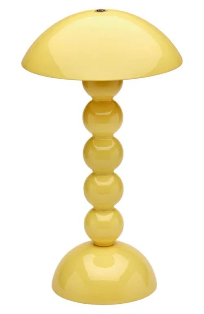 Addison Ross London Bobbin Rechargable Led Lamp In Yellow