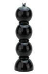 Addison Ross London Bobbin Salt & Pepper Grinder In Black