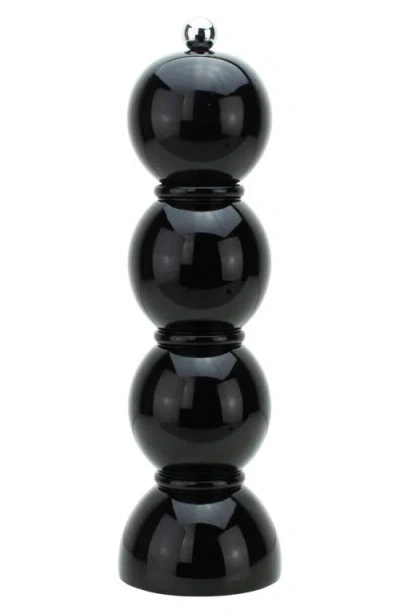 Addison Ross London Bobbin Salt & Pepper Grinder In Black