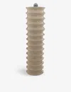Addison Ross London Cappuccino Twister Wooden Salt And Pepper Grinder 24cm In Cappuccino