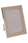 Addison Ross London Faux Shagreen Picture Frame In Beige