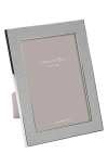 Addison Ross London Faux Shagreen Picture Frame In Grey