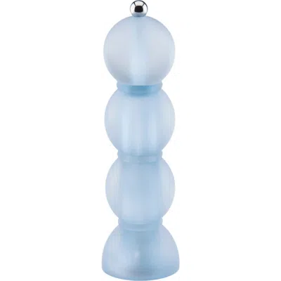 Addison Ross London Frost Salt & Pepper Mill In Blue
