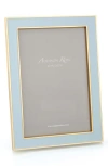 Addison Ross London Powder Blue Enamel Picture Frame In Blue