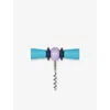 Addison Ross London Qua Blue Amie Bow Tie Corkscrew