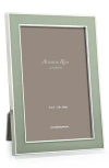 Addison Ross London Sage Enamel Picture Frame In Green