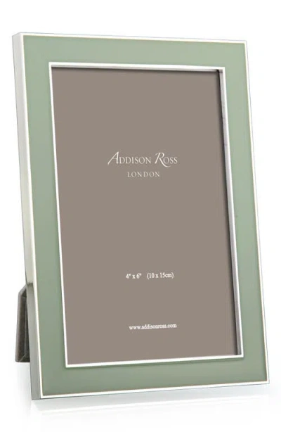 Addison Ross London Sage Enamel Picture Frame In Green