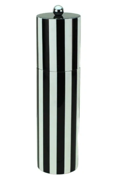Addison Ross London Stripe Lacquer Wood Mill In Multi