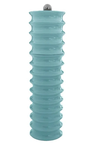 Addison Ross London Twister Lacquer Wood Mill In Blue