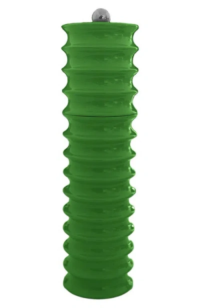 Addison Ross London Twister Lacquer Wood Mill In Green
