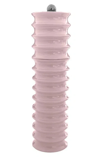 Addison Ross London Twister Lacquer Wood Mill In Pink