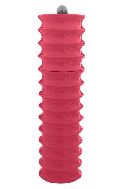 Addison Ross London Twister Lacquer Wood Mill In Pink
