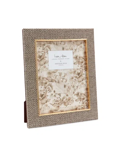 Addison Ross Lough Arrow Fabric Frame In Brown