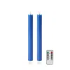 Addison Ross Ltd Uk Blue Led Candles - Set Of 2