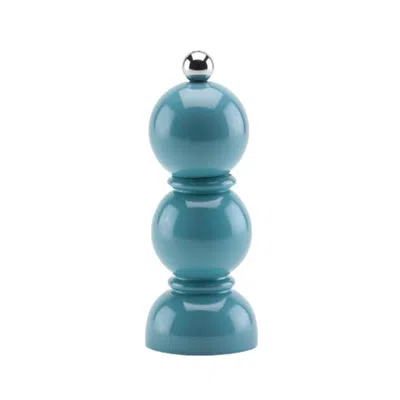 Addison Ross Ltd Uk Chambray Mini Bob Salt Or Pepper Mill In Blue