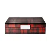 Addison Ross Ltd Uk Large Ross Tartan Box With Silver