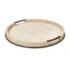 Addison Ross Ltd Uk Large Round Ecru Shagreen Tray
