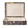 Addison Ross Ltd Uk Large Tortoiseshell Box With Silver