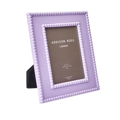 Addison Ross Ltd Uk Lilac Bobbin Lacquer Photo Frame In Purple