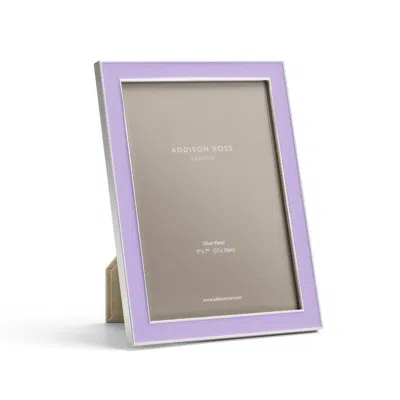 Addison Ross Ltd Uk Lilac Enamel & Silver Frame