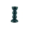 Addison Ross Ltd Uk Medium Racing Green Bobbin Candlestick- 14cm