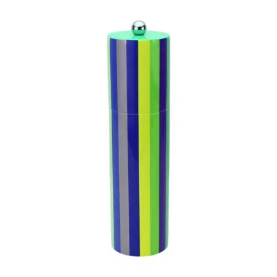 Addison Ross Ltd Uk Multicoloured Striped Column Salt Or Pepper Mill