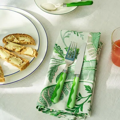 Addison Ross Ltd Uk Palm Beach Green Napkins – Set Of 4